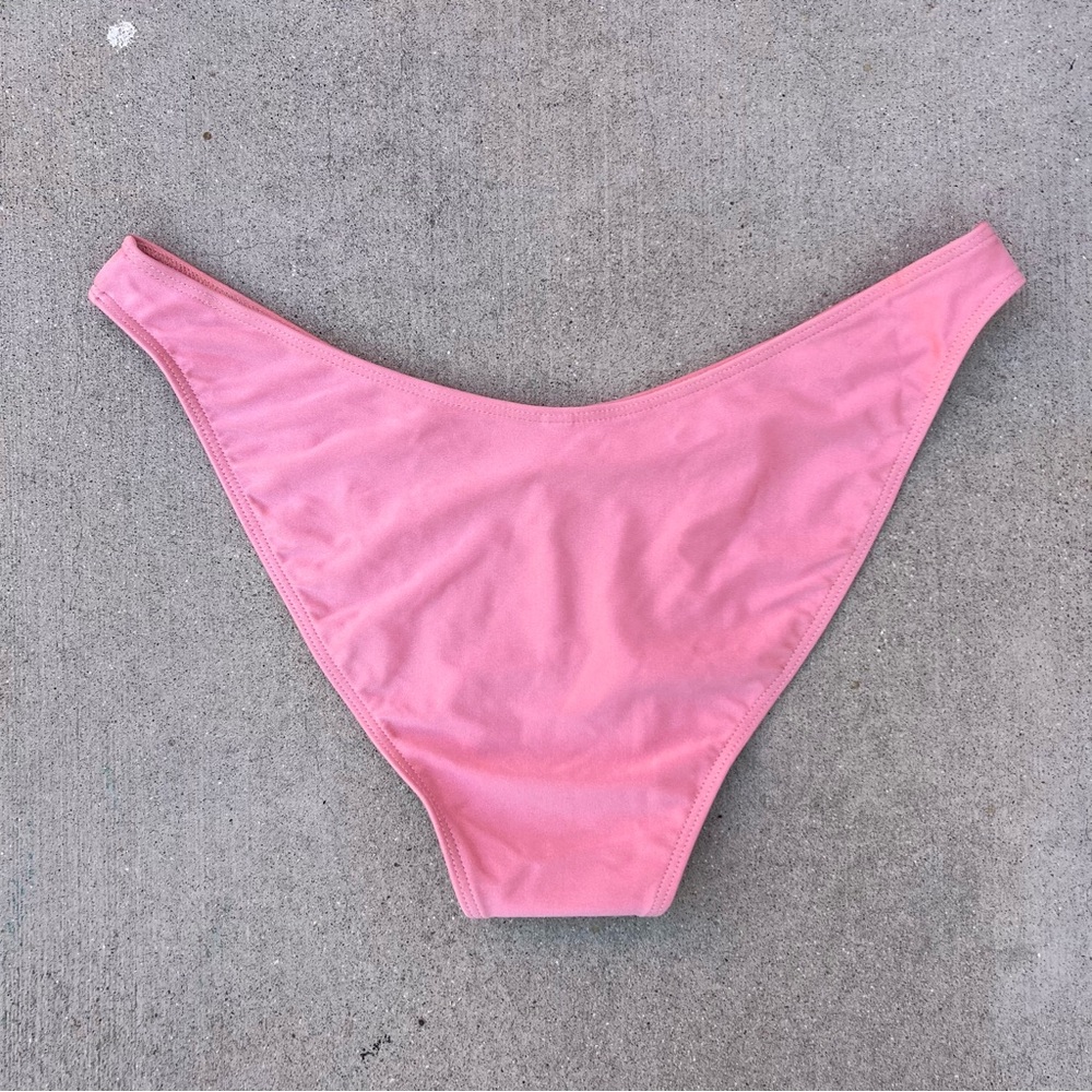 💕 Los Angeles Apparel Pink Bikini Set - Size Large - Picture 7 of 8